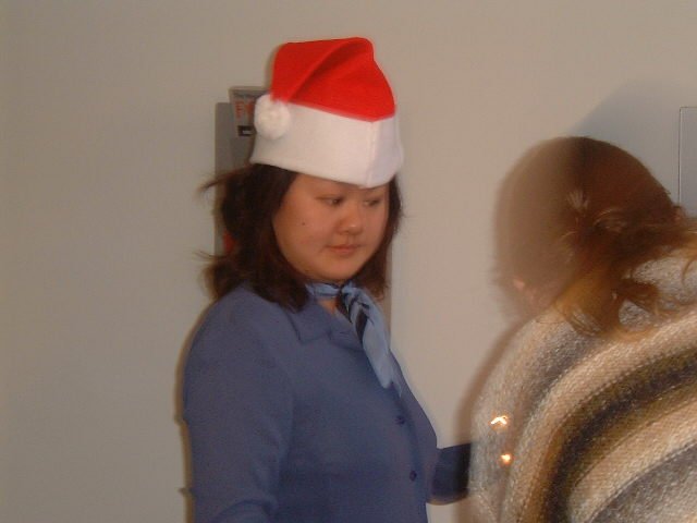 Luping as Santas helper